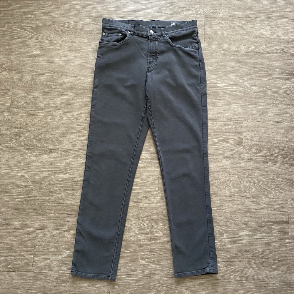 Faherty Stretch Terry 5-Pocket Pant Mens 32x30 Slate Gray Jean Comfort Huckberry